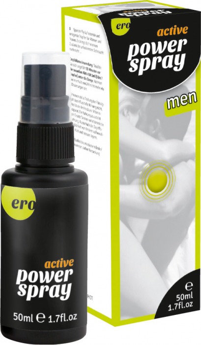Стимулирующий спрей для мужчин Active Power Spray - 50 мл. - Ero - купить с доставкой в Долгопрудном