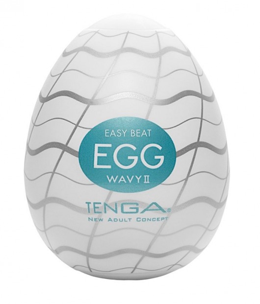 Мастурбатор-яйцо EGG Wavy II - Tenga - в Долгопрудном купить с доставкой