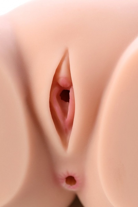 Мастурбатор-полуторс Cherry с вибрацией и двумя любовными тоннелями - KOKOS - в Долгопрудном купить с доставкой