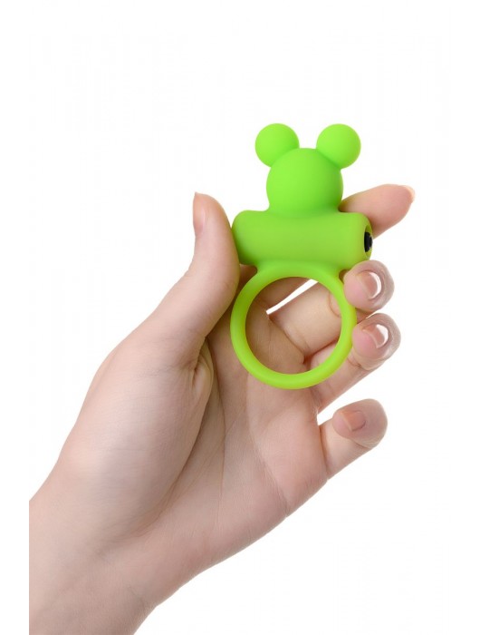 Зеленое виброкольцо на пенис A-Toys - A-toys - в Долгопрудном купить с доставкой