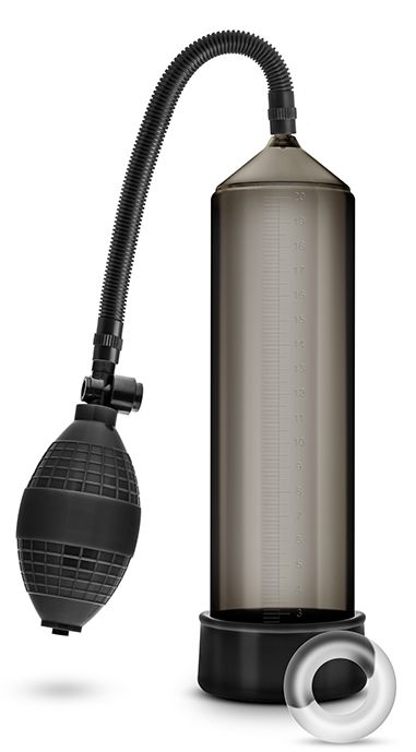 Черная вакуумная помпа VX101 Male Enhancement Pump - Blush Novelties - в Долгопрудном купить с доставкой