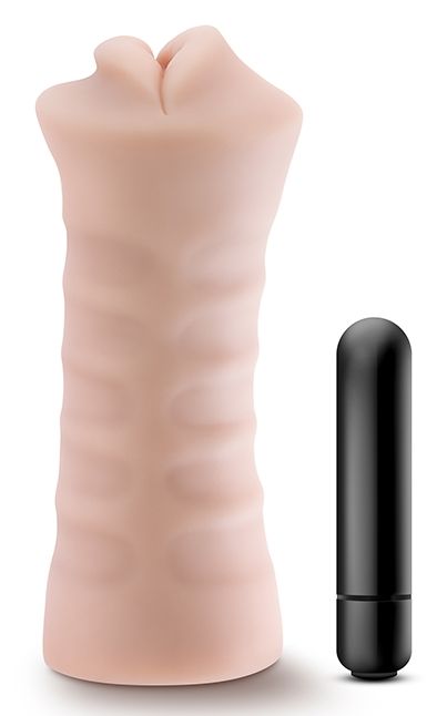 Телесный мастурбатор-ротик Angie - Blush Novelties - в Долгопрудном купить с доставкой