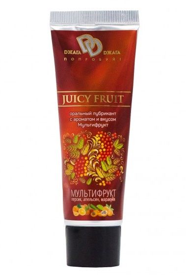 Интимный съедобный лубрикант JUICY FRUIT с ароматом фруктов - 30 мл. - БиоМед - купить с доставкой в Долгопрудном