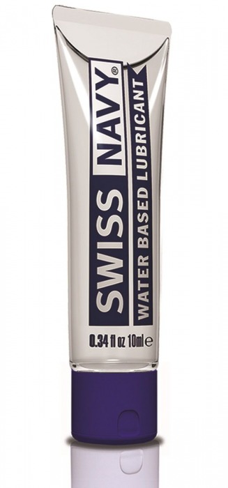 Лубрикант Swiss Navy Water Based Lube на водной основе - 10 мл. - Swiss navy - купить с доставкой в Долгопрудном