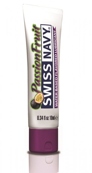 Лубрикант Swiss Navy Passion Fruit Lube с ароматом маракуйи - 10 мл. - Swiss navy - купить с доставкой в Долгопрудном