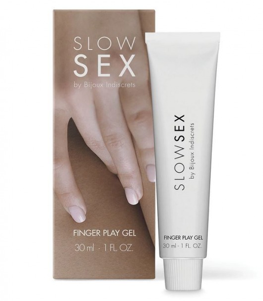 Гель для мастурбации с ароматом кокоса Slow Sex Finger Play Gel - 30 мл. - Bijoux Indiscrets - купить с доставкой в Долгопрудном