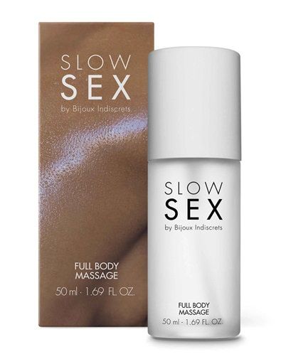 Массажный гель Slow Sex Full Body Massage - 50 мл. - Bijoux Indiscrets - купить с доставкой в Долгопрудном