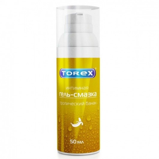 Гель-смазка на водной основе Torex  Тропический банан  - 50 мл. - Torex - купить с доставкой в Долгопрудном