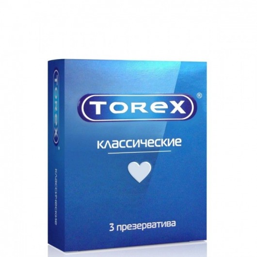 Гладкие презервативы Torex  Классические  - 3 шт. - Torex - купить с доставкой в Долгопрудном
