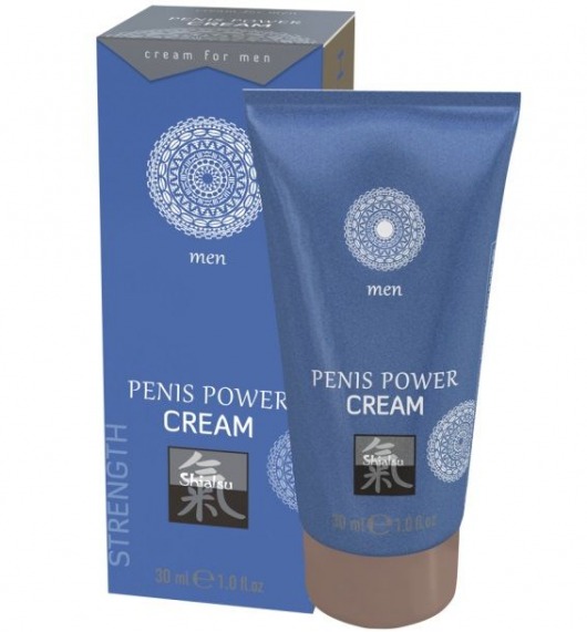 Возбуждающий крем для мужчин Penis Power Cream - 30 мл. - Shiatsu - купить с доставкой в Долгопрудном