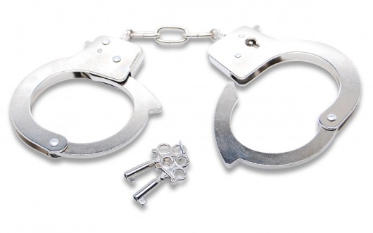 Наручники с ключами Official Handcuffs - Pipedream - купить с доставкой в Долгопрудном