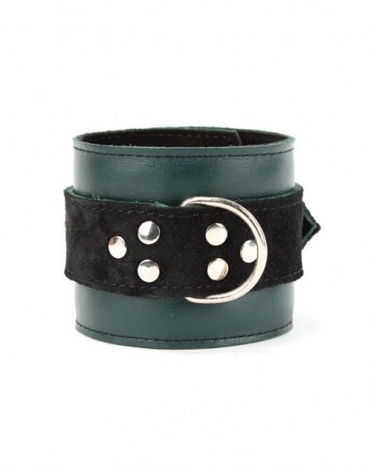 Изумрудные наручники Ladys Arsenal на карабинах - БДСМ Арсенал - купить с доставкой в Долгопрудном