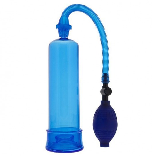 Синяя вакуумная помпа MENZSTUFF PENIS ENLARGER - Dream Toys - в Долгопрудном купить с доставкой