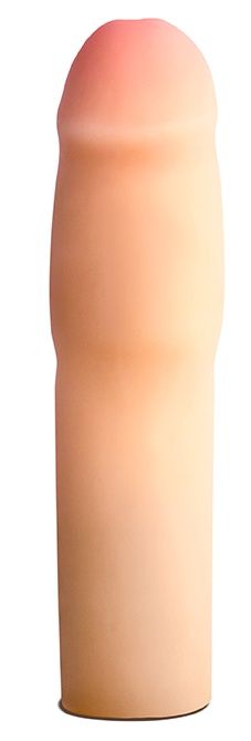 Телесная насадка-удлинитель на пенис PERFORMANCE 1.5INCH COCK XTENDER - 16 см. - Blush Novelties - в Долгопрудном купить с доставкой