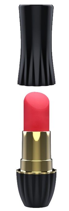 Клиторальный стимулятор-помада LIPSTICK - 9,3 см. - Dream Toys - купить с доставкой в Долгопрудном