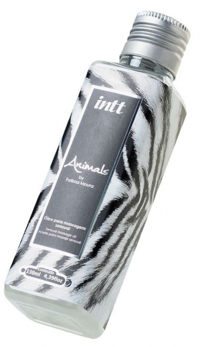 Массажное масло ANIMALS by Fatima Moura с возбуждающим эффектом - 130 мл. - INTT - купить с доставкой в Долгопрудном
