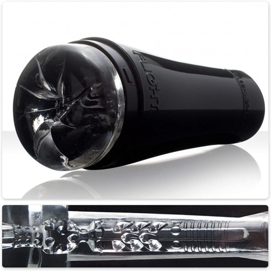 Черный мастурбатор-анус Fleshlight - Flight Pilot - Fleshlight - в Долгопрудном купить с доставкой