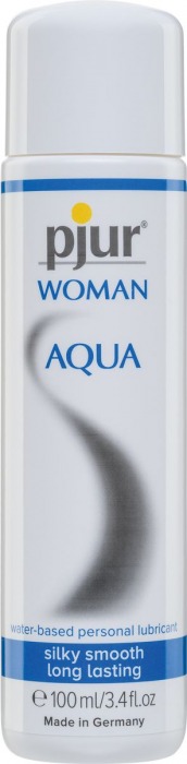 Лубрикант на водной основе pjur WOMAN Aqua - 100 мл. - Pjur - купить с доставкой в Долгопрудном