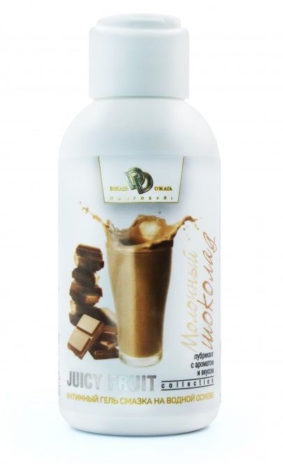 Интимный гель-смазка JUICY FRUIT с ароматом молочного шоколада - 100 мл. - БиоМед - купить с доставкой в Долгопрудном