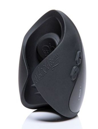 Черный инновационный мужской вибратор PULSE SOLO ESSENTIAL - Hot Octopuss - в Долгопрудном купить с доставкой