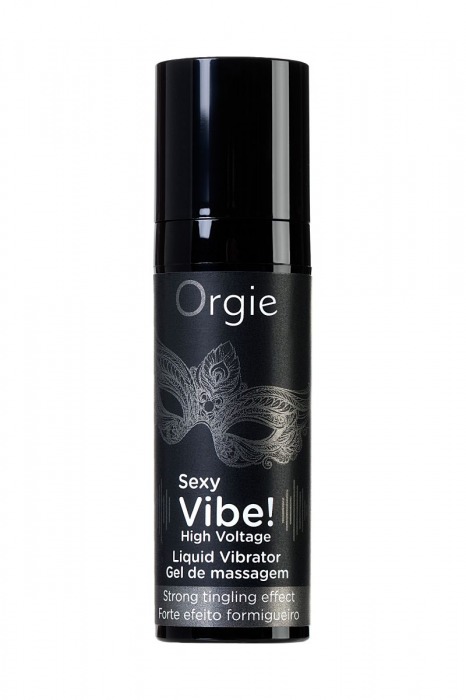 Гель для массажа ORGIE Sexy Vibe High Voltage с эффектом вибрации - 15 мл. - ORGIE - купить с доставкой в Долгопрудном