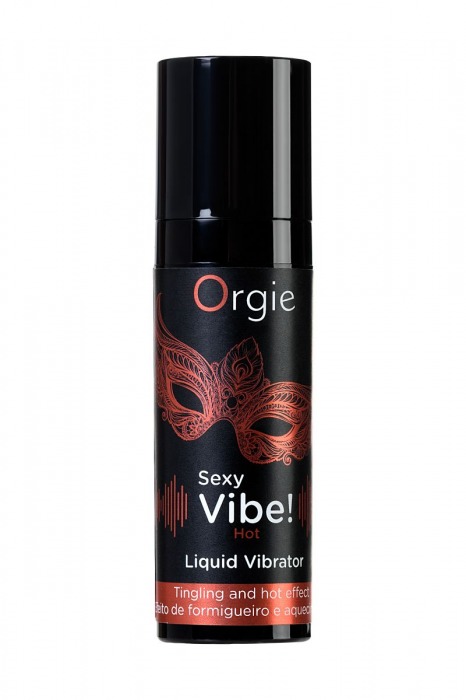 Разогревающий гель для массажа ORGIE Sexy Vibe Hot с эффектом вибрации - 15 мл. - ORGIE - купить с доставкой в Долгопрудном