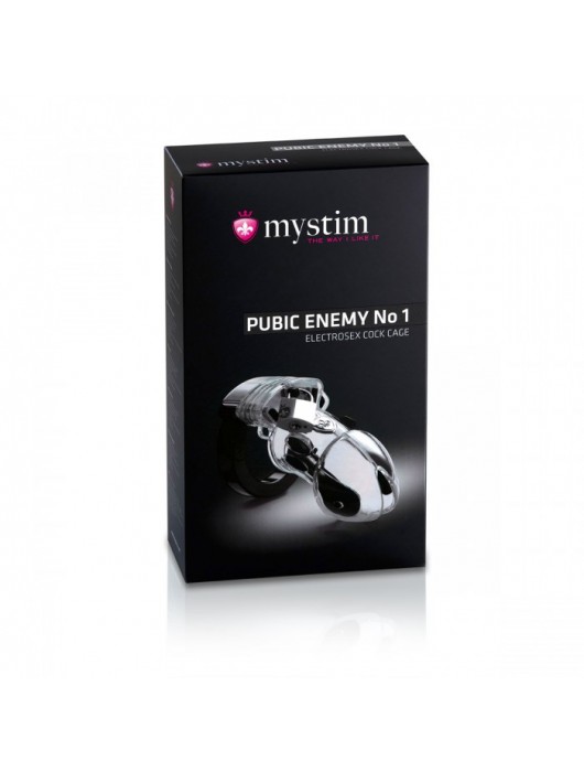 Пояс верности с электростимуляцией Pubic Enemy №1 - MyStim - купить с доставкой в Долгопрудном