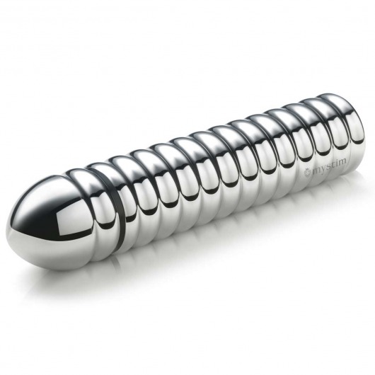 Рельефный фаллос для интенсивного электросекса Groovey George - 20 см. - MyStim - купить с доставкой в Долгопрудном