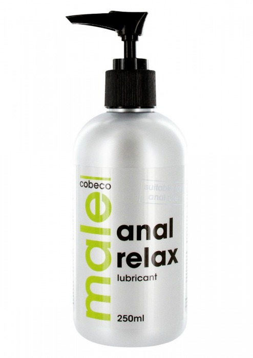 Анальный лубрикант MALE Cobeco Anal Relax Lubricant - 250 мл. - Cobeco - купить с доставкой в Долгопрудном
