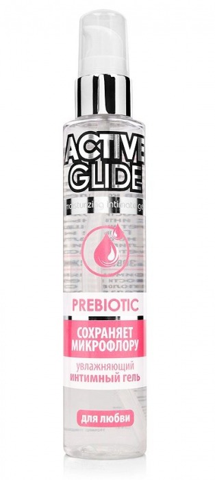 Увлажняющий интимный гель Active Glide Prebiotic - 100 гр. - Биоритм - купить с доставкой в Долгопрудном