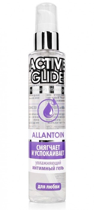 Увлажняющий интимный гель Active Glide Allantoin - 100 гр. - Биоритм - купить с доставкой в Долгопрудном