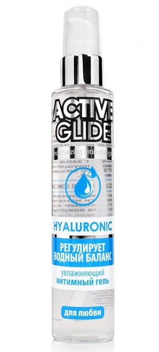 Увлажняющий интимный гель Active Glide Hyaluronic - 100 гр. - Биоритм - купить с доставкой в Долгопрудном