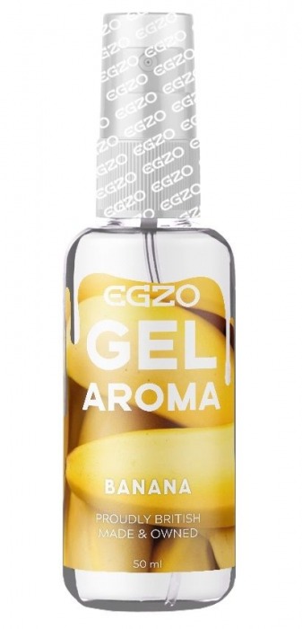 Интимный лубрикант EGZO AROMA с ароматом банана - 50 мл. - EGZO - купить с доставкой в Долгопрудном