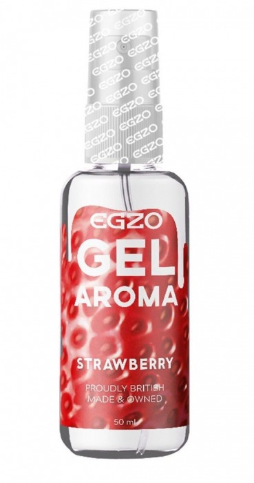 Интимный лубрикант EGZO AROMA с ароматом клубники - 50 мл. - EGZO - купить с доставкой в Долгопрудном