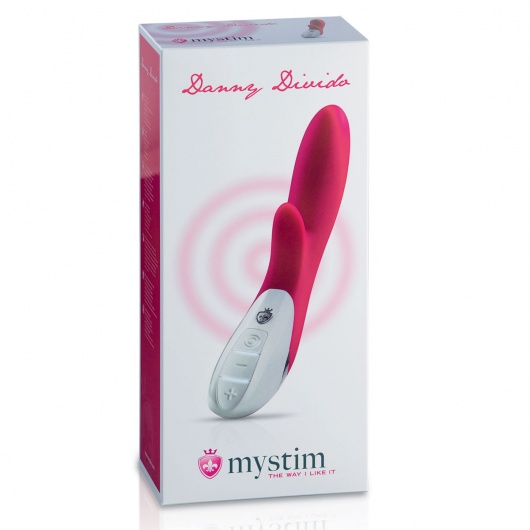 Ярко-розовый вибратор Mystim Danny Divido - 27 см. - MyStim