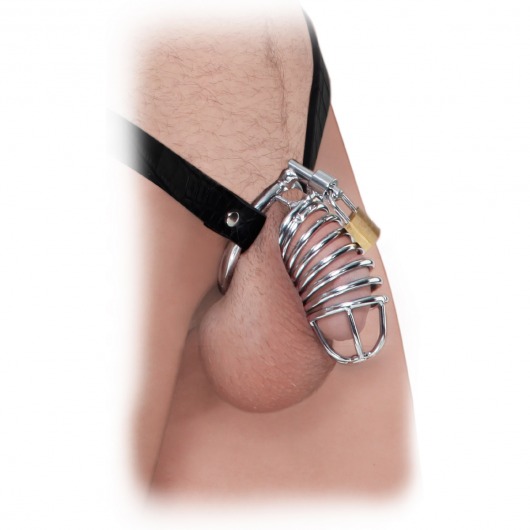 Кольцо верности Extreme Chastity Belt с фиксацией головки - Pipedream - купить с доставкой в Долгопрудном