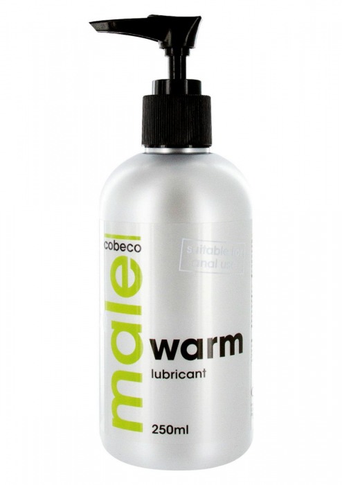 Лубрикант с согревающим эффектом MALE Cobeco Warm Lubricant - 250 мл. - Cobeco - купить с доставкой в Долгопрудном