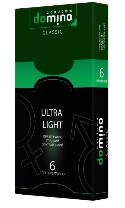 Супертонкие презервативы DOMINO Ultra Light - 6 шт. - Domino - купить с доставкой в Долгопрудном