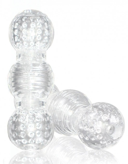 Прозрачный фигурный мастурбатор Master Stroker - Blush Novelties - в Долгопрудном купить с доставкой