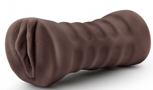 Коричневый мастурбатор-вагина Hot Chocolate Brianna - Blush Novelties - в Долгопрудном купить с доставкой
