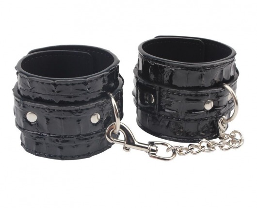 Черные наручники Surrender Wrist Restraints - Chisa - купить с доставкой в Долгопрудном