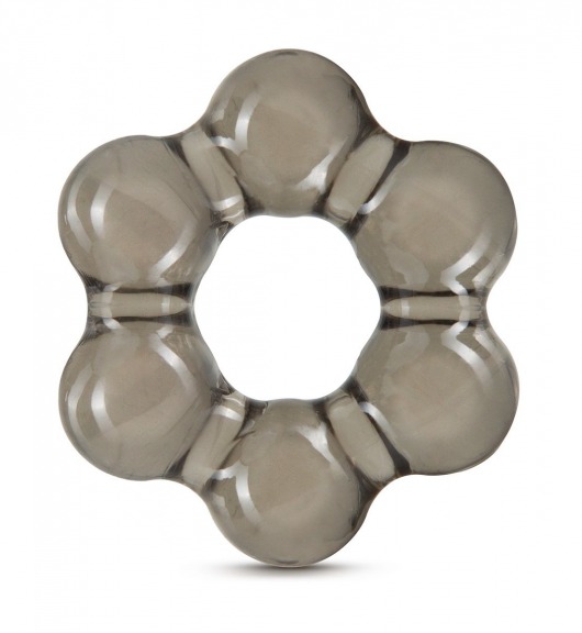Дымчатое эрекционное кольцо Stay Hard Thick Bead Cock Ring - Blush Novelties - в Долгопрудном купить с доставкой