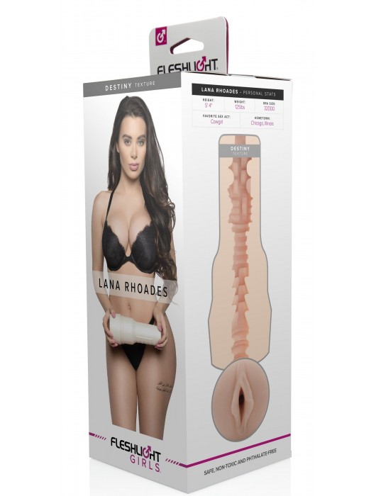 Мастурбатор-вагина Fleshlight Girls - Lana Rhoades Destiny - Fleshlight - в Долгопрудном купить с доставкой