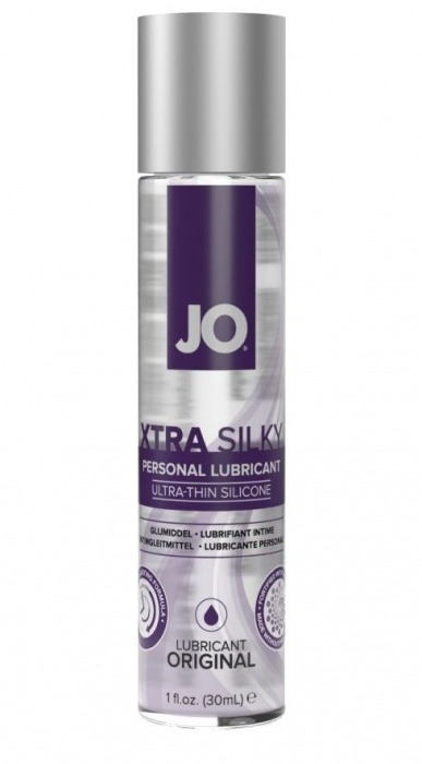 Лубрикант на силиконовой основе JO Xtra Silky - 30 мл. - System JO - купить с доставкой в Долгопрудном