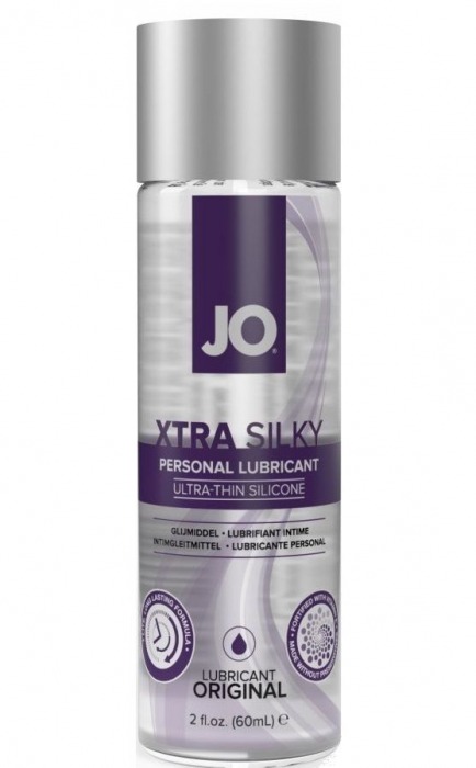 Лубрикант на силиконовой основе JO Xtra Silky - 60 мл. - System JO - купить с доставкой в Долгопрудном