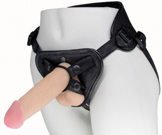Пояс харнесс BEST UNI strap с 2 насадками - 18 и 22 см. - LOVETOY (А-Полимер) - купить с доставкой в Долгопрудном