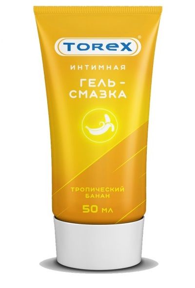 Смазка на водной основе TOREX  Тропический банан  - 50 мл. - Torex - купить с доставкой в Долгопрудном