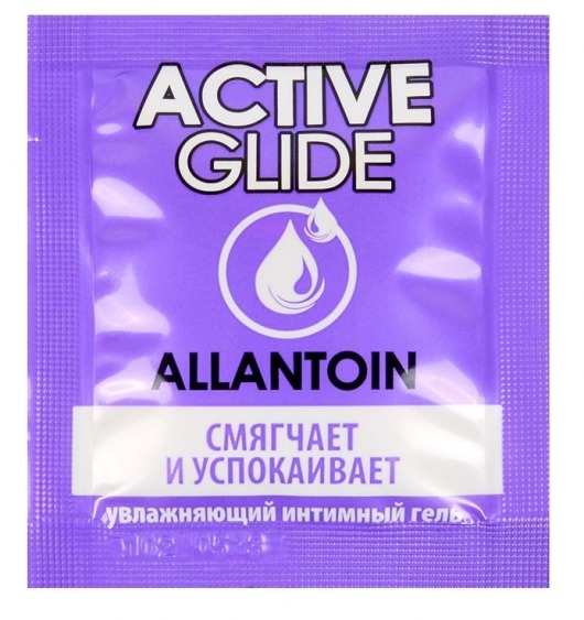 Лубрикант на водной основе Active Glide с аллантоином - 3 гр. - Биоритм - купить с доставкой в Долгопрудном