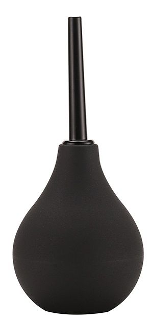 Черный анальный душ ANAL DOUCHE с прямым наконечником - Dream Toys - купить с доставкой в Долгопрудном