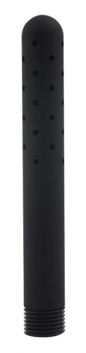 Черная насадка для анального душа ANAL DOUCHE - 15 см. - Dream Toys - купить с доставкой в Долгопрудном